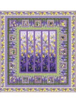 wisteria lane quilt by the whimsical workshop- free pattern available in February, 2024