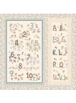 Tummy Time Mint Quilt feat. Woodland ABC & 123 by Project House 360- free pattern available October 2026