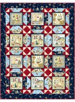 block talk stars quilt - world traveler by swirly girls design 59"x76"