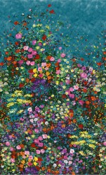 BOWERS OF FLOWERS -PANEL -24" repeat