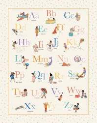 A TO Z ALPHABET PANEL - 36" REPEAT
