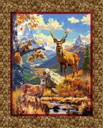 NORTHWOODS AUTUMN PANEL 44'' X 36''