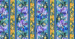 BRUSH OF IRIS STRIPE