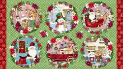 FESTIVE FRIENDS PANEL 44''X 24''