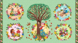 UNDER THE FOREST TREE PANEL 44'' X 24''