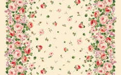 DUAL ROSE GARLAND BORDER 44'' X 24''