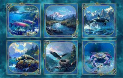 SPIRIT OF THE NORTHERN WATERS PANEL-28" REPEAT