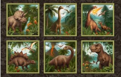 PREHISTORIC PLANET PANEL 44'' X 28''