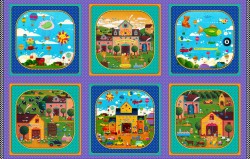 FIELDS OF DELIGHT PANEL 28''X44''