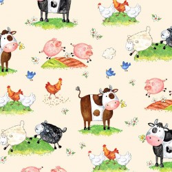my little farm farm animals farming cows pigs chickens ducks sheep village  harvest ranch multi cream