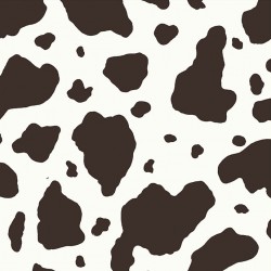 Southwestern Fabric - Black Cow Print