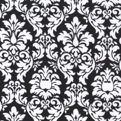 Cx3095 Dandy Damask Wallpaper Black Onyx Ebony And White Dandy Damask