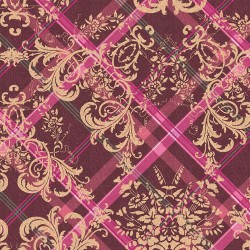 PLAID DAMASK