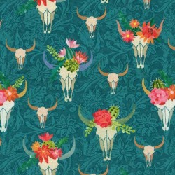 BOHO BULL SKULL