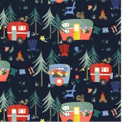 CAMP GROUNDS ON MINKY - NOT FOR PURCHASE BY MANUFACTURERS  - 24 yard minimum - Contact your account manager to purchase