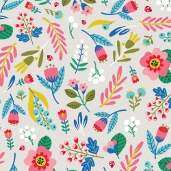 WILD BLOOM ON MINKY  - 24 yard minimum - Contact your account manager to purchase