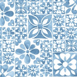 BLUEBIRD IKAT ON MINKY  - 24 yard minimum - Contact your account manager to purchase