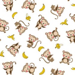 MONKEY BUSINESS ON MINKY - 24 yard minimum - Contact your account manager to purchase