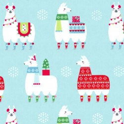 LLAMA NAVIDAD on MINKY- Contact your Account manager to purchase this item