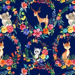 ENCHANTED FOREST ON MINKY - 24 yard minimum - Contact your account manager to purchase
