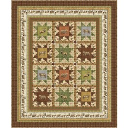 Fussy Cut your stars Ah, wilderness by the fabric addict quilt 