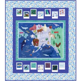 Alaska Snapshots feat. Alaska The Last Frontier by Natalie Crabtree - free pattern available in february, 2026