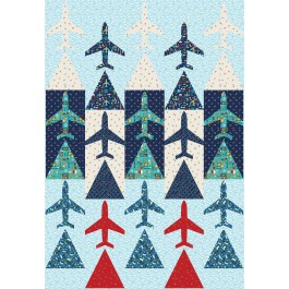 Up and Away Quilt feat. Aviation Adventure by Everyday Stitches 