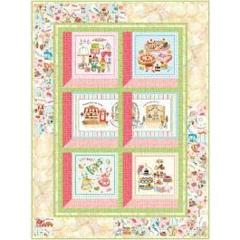 Outlook Bake - baked with Love Quilt by Ladeebug Design /38"x51"