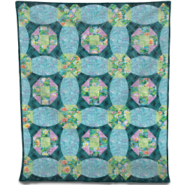 Barcelona Water Lilies Everyday Stitches Quilt