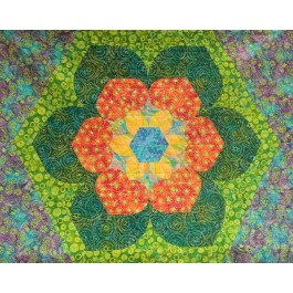 Batik Quilt by Yuliya