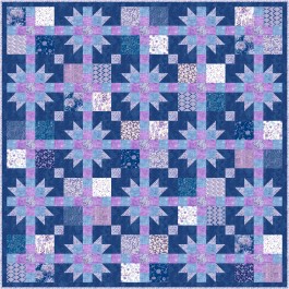 Patchwork Gardens Quilt feat. Beau Allium by Natalie Crabtree- free pattern available April 2026
