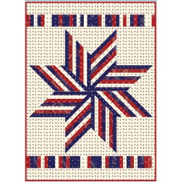 Big Star Pop Quilt by Hunter's Design Studio / 54" x 74"