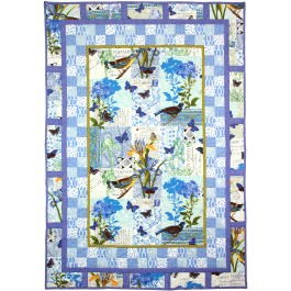 Bleu Paris Quilt by Marinda Stewart