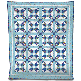 Blue Bayou Color Crush by Brenda Plaster quilt