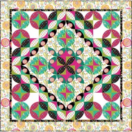 Bohemian Peels Quilt by Material Girlfriends Patterns  /63"x63"