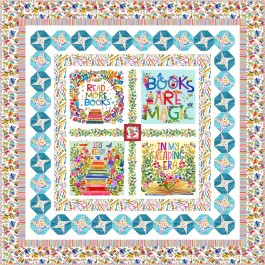 Adventures quilt feat. books are magic by Project House 360