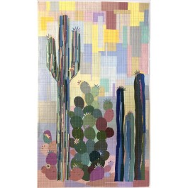 Cactus Quilt by Laura Hein /37"x61"