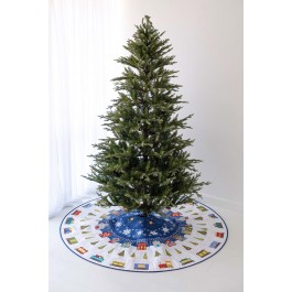 Fairy Frost Winter Wonderland Tree skirt by Sarah Vedeler