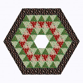 round up tree skirt christmas rodeo by siobhan Fitzpatrick /50"Wx50"H 