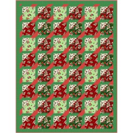 christmas cheer chistmas rodeo quilt by tamarinis /58"Wx76"H
