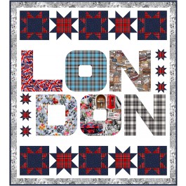 Merry Ole London city of london quilt by Natalie crabtree art collective