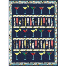 Cocktail Hour Quilt Natalie Crabtree /59"x79"