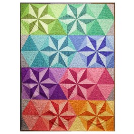 Coco Star Quilt by Rob Appell 43.5"x60"