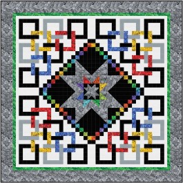 Color My World Living color The Fabric Addict/Karen Bialik quilt