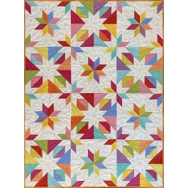 Confetti Star Cotton Couture Quilt by Material Girlfriends