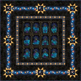 Astronomer Quilt feat. Constellation Dream by Project House 360- free pattern available August 2026