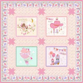 Yahoo Quilt (Pink) feat. Cowboy & Cowgirl Cuddles by Project House 360- free pattern available March 2027