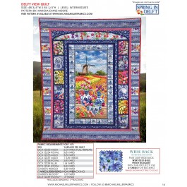 Delft View feat. Spring in Delft by Marsha Evans Moore KITTING GUIDE