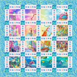 Aquafir feat. divine oceania by Project House 360 - free pattern available in march, 2026