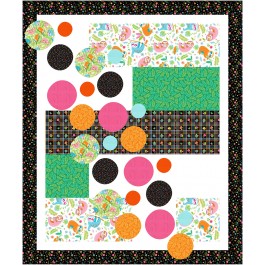 bubbles quilt dont hurry be happy by Kate Colleran Designs